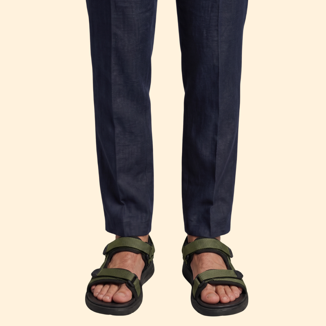 Men’s Leather Open Toe Sandals | Men |Non-Slip Rubber Sole & Adjustable Strap | Steven & Levon