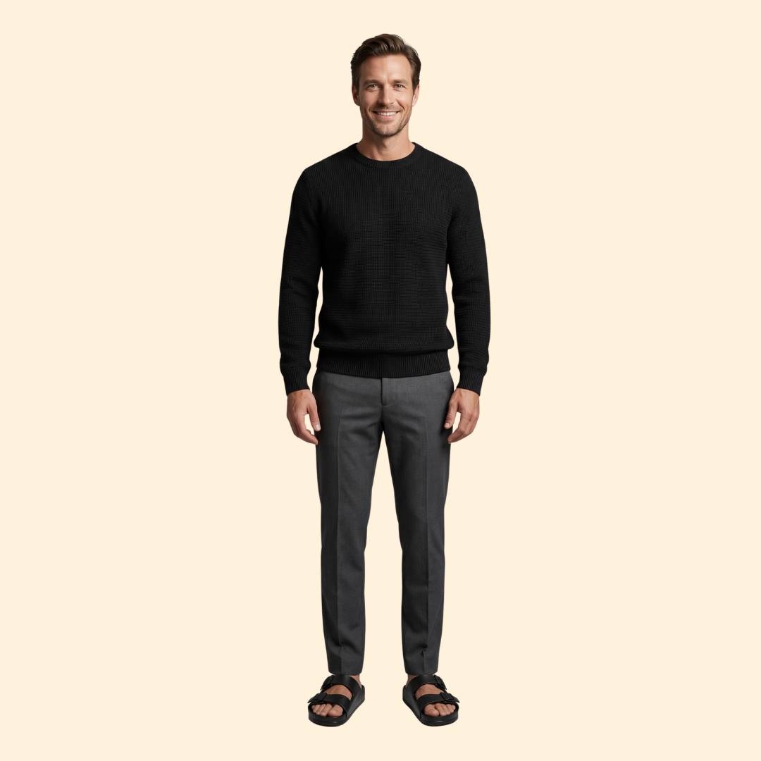 Men’s Arch Support Sandals | Comfort Slip-On Slides | Cushioned Summer Footwear | Steven & Levon