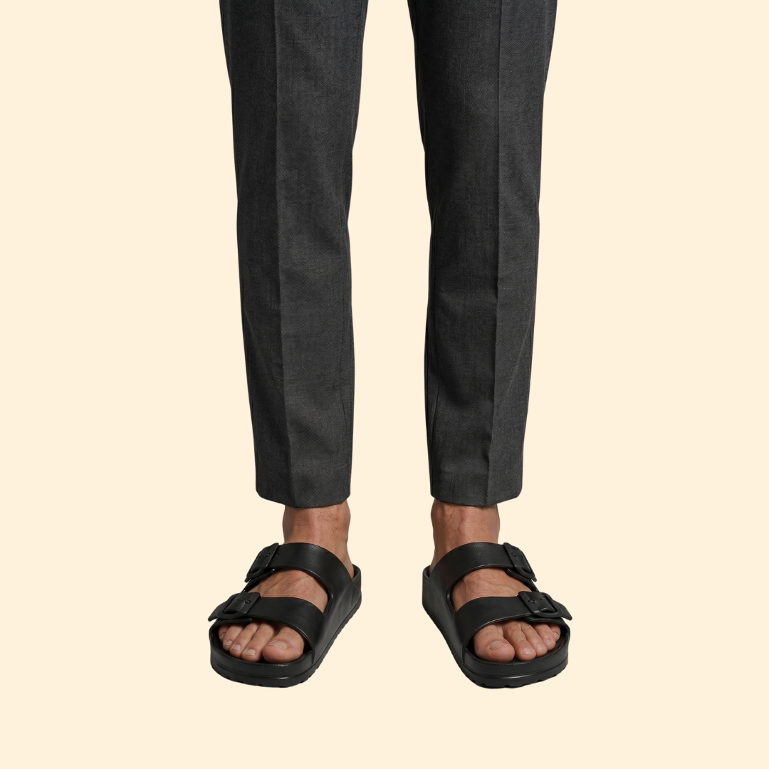 Men’s Arch Support Sandals | Comfort Slip-On Slides | Cushioned Summer Footwear | Steven & Levon