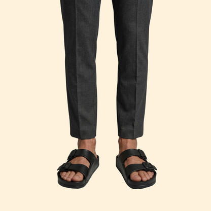 Men’s Arch Support Sandals | Comfort Slip-On Slides | Cushioned Summer Footwear | Steven & Levon