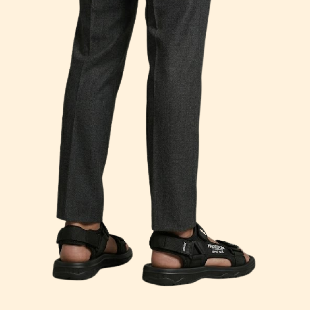 Men’s Adjustable Casual Sandals | Men | Breathable Fabric & EVA Sole | Anti-Slip Outdoor Summer Shoes | Steven & Levon