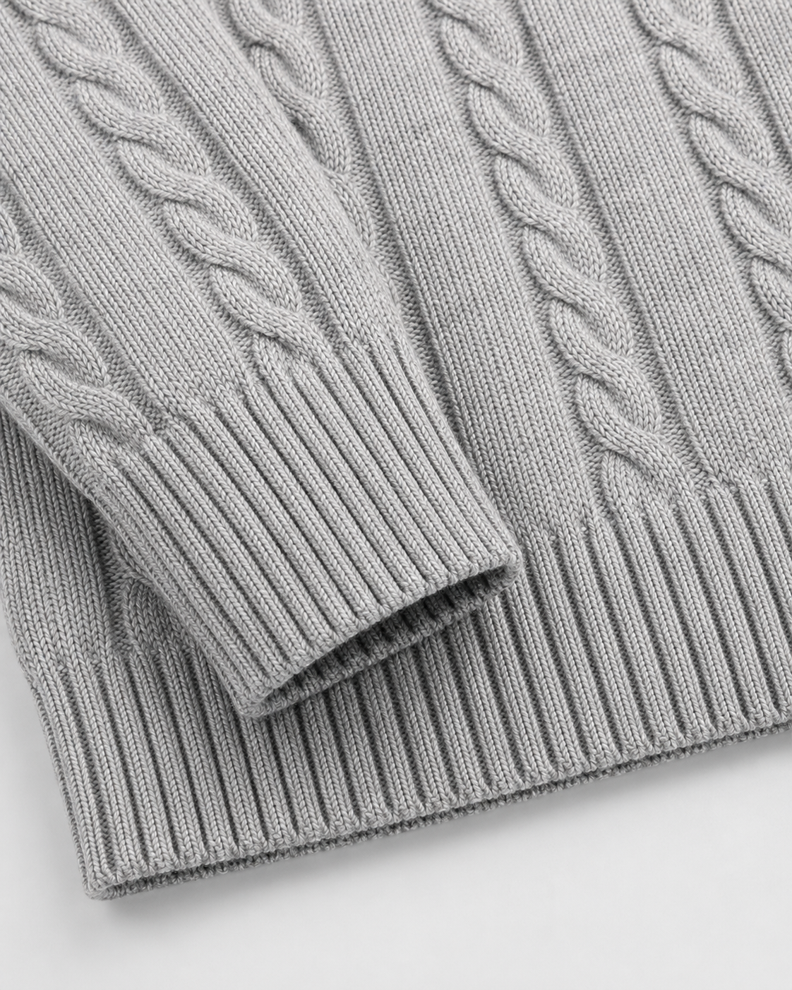 Men's Cable Knit Crew Neck Sweater | Long Sleeve | Soft Knit | Regular Fit | Smart Casual | Steven & Levon