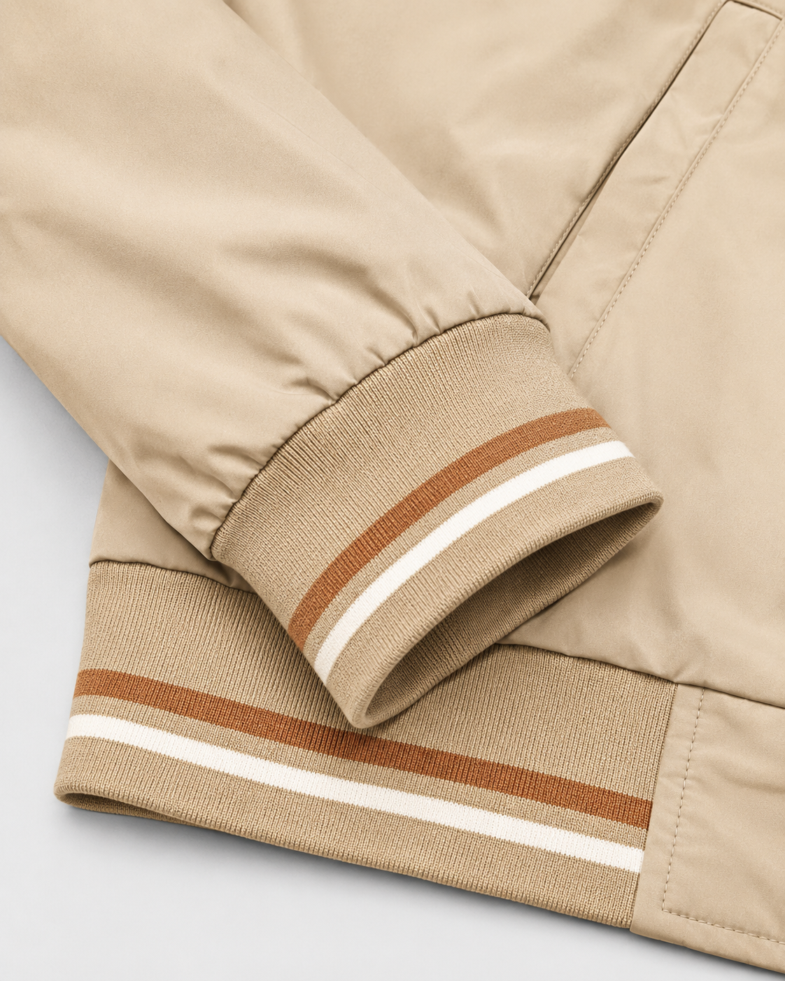 Men's Classic Bomber Jacket | Ribbed Trim | Zip Front | Lightweight | Smart Casual | Steven & Levon