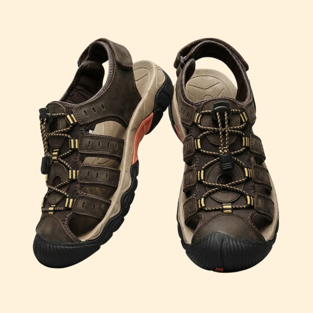 Men’s Outdoor Sandals | Hiking & Walking Shoes | Breathable Adjustable Comfort | Steven & Levon