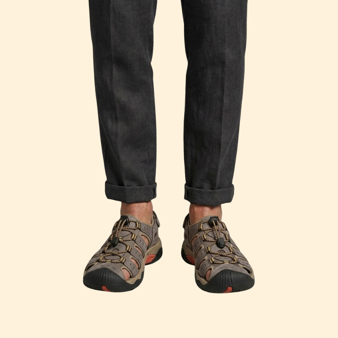 Men’s Outdoor Sandals | Hiking & Walking Shoes | Breathable Adjustable Comfort | Steven & Levon