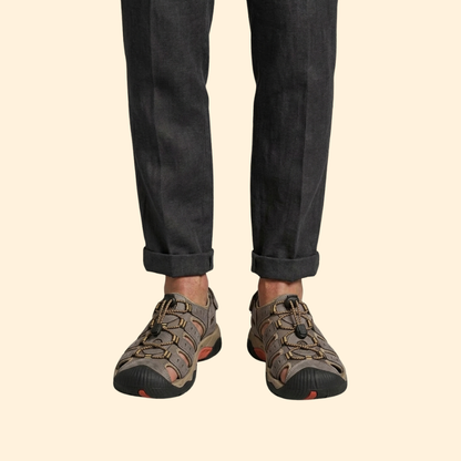 Men’s Outdoor Sandals | Hiking & Walking Shoes | Breathable Adjustable Comfort | Steven & Levon