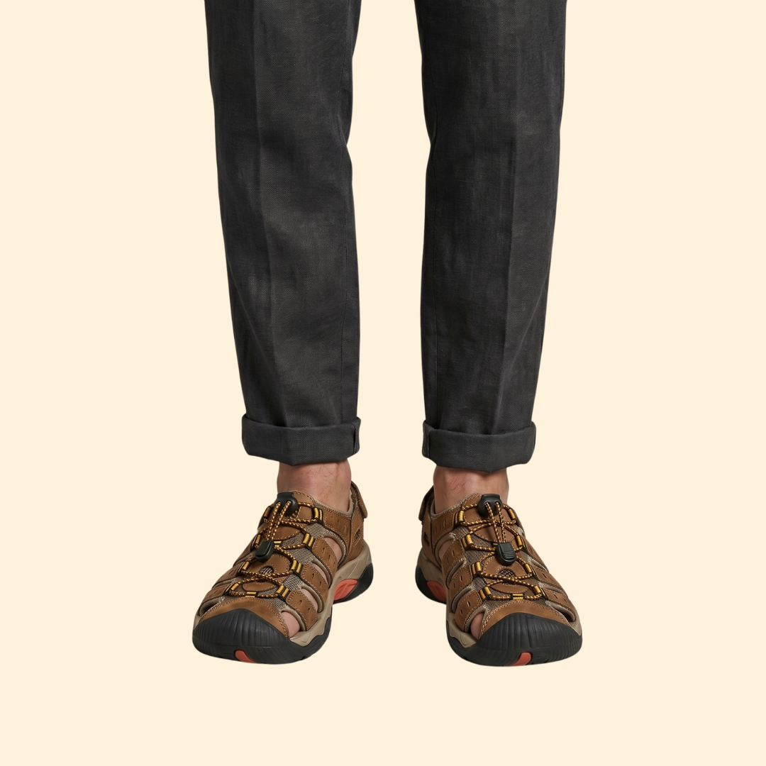 Men’s Outdoor Sandals | Hiking & Walking Shoes | Breathable Adjustable Comfort | Steven & Levon