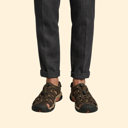 Men’s Outdoor Sandals | Hiking & Walking Shoes | Breathable Adjustable Comfort | Steven & Levon