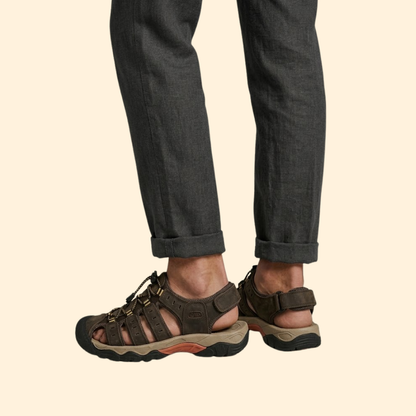 Men’s Outdoor Sandals | Hiking & Walking Shoes | Breathable Adjustable Comfort | Steven & Levon