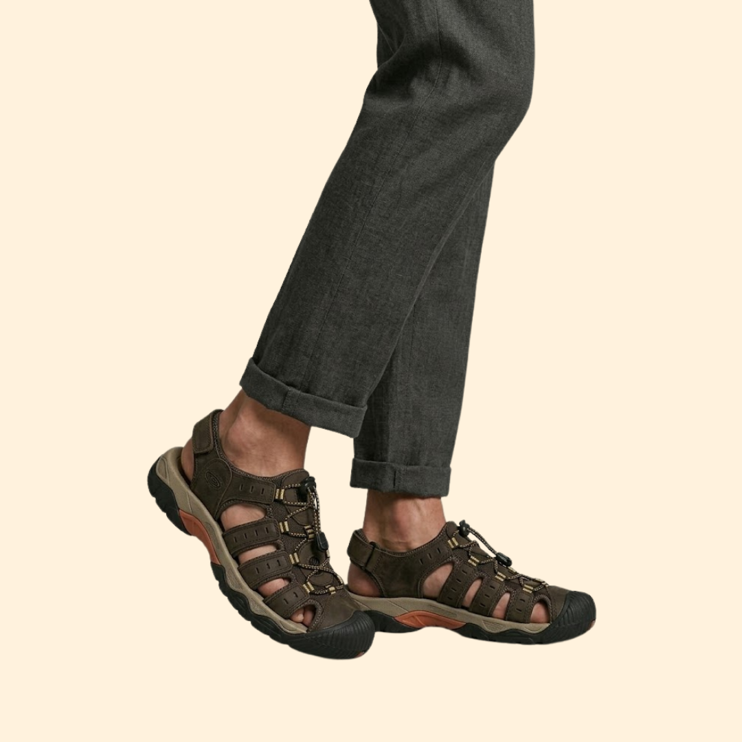 Men’s Outdoor Sandals | Hiking & Walking Shoes | Breathable Adjustable Comfort | Steven & Levon