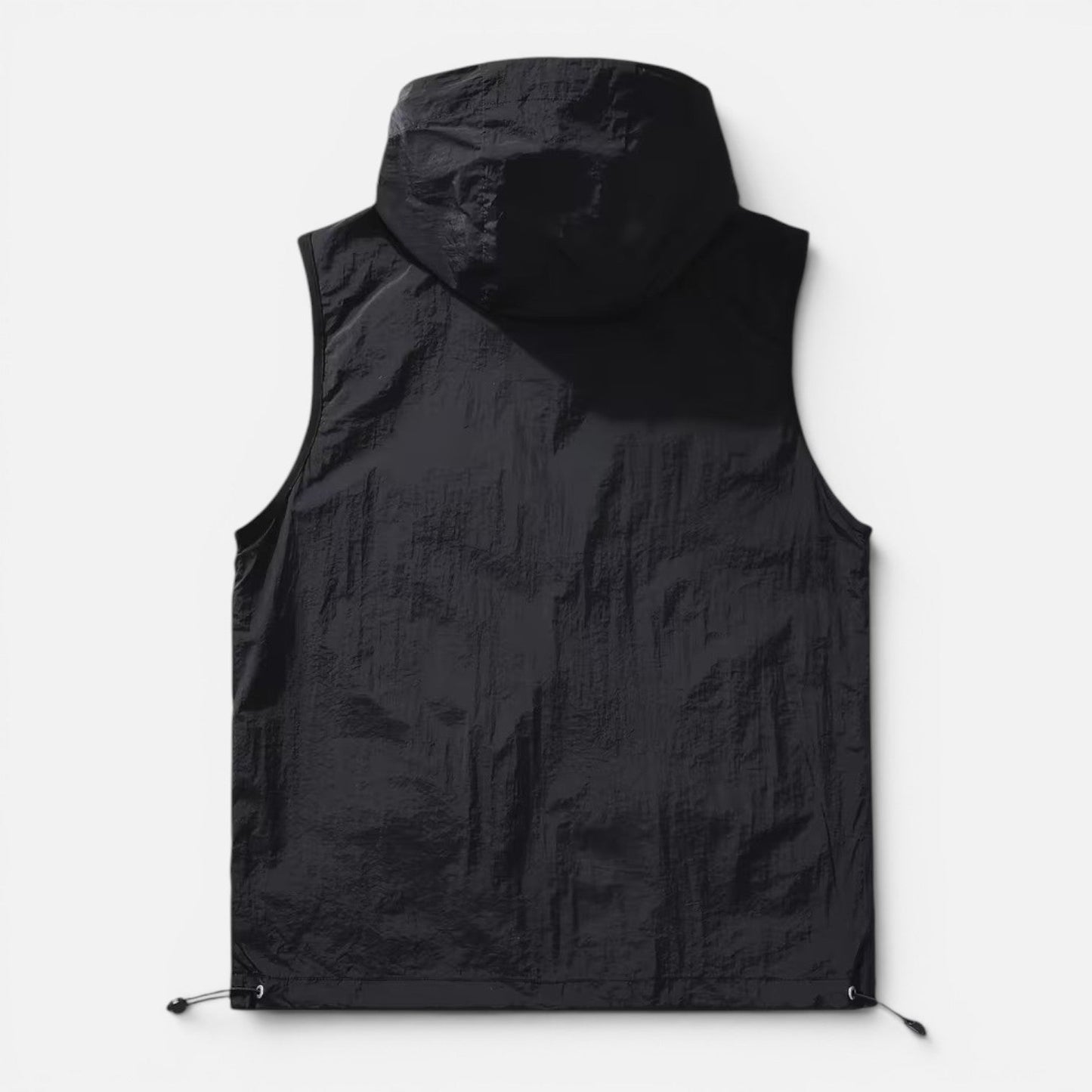 Men's Hooded Utility Vest | Lightweight | Zip Front | Multi-Pocket | Outdoor Hiking Workwear | Steven & Levon