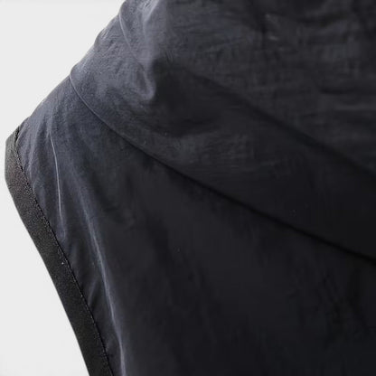 Men's Hooded Utility Vest | Lightweight | Zip Front | Multi-Pocket | Outdoor Hiking Workwear | Steven & Levon