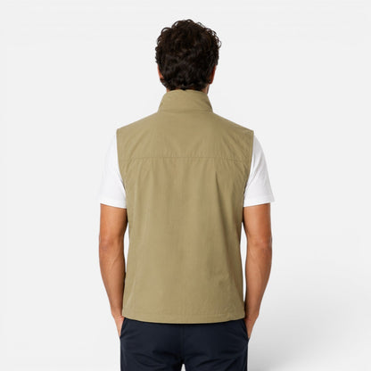 Men's Outdoor Utility Vest | Lightweight | Zip Pockets | Breathable | Fishing Hiking | Steven & Levon
