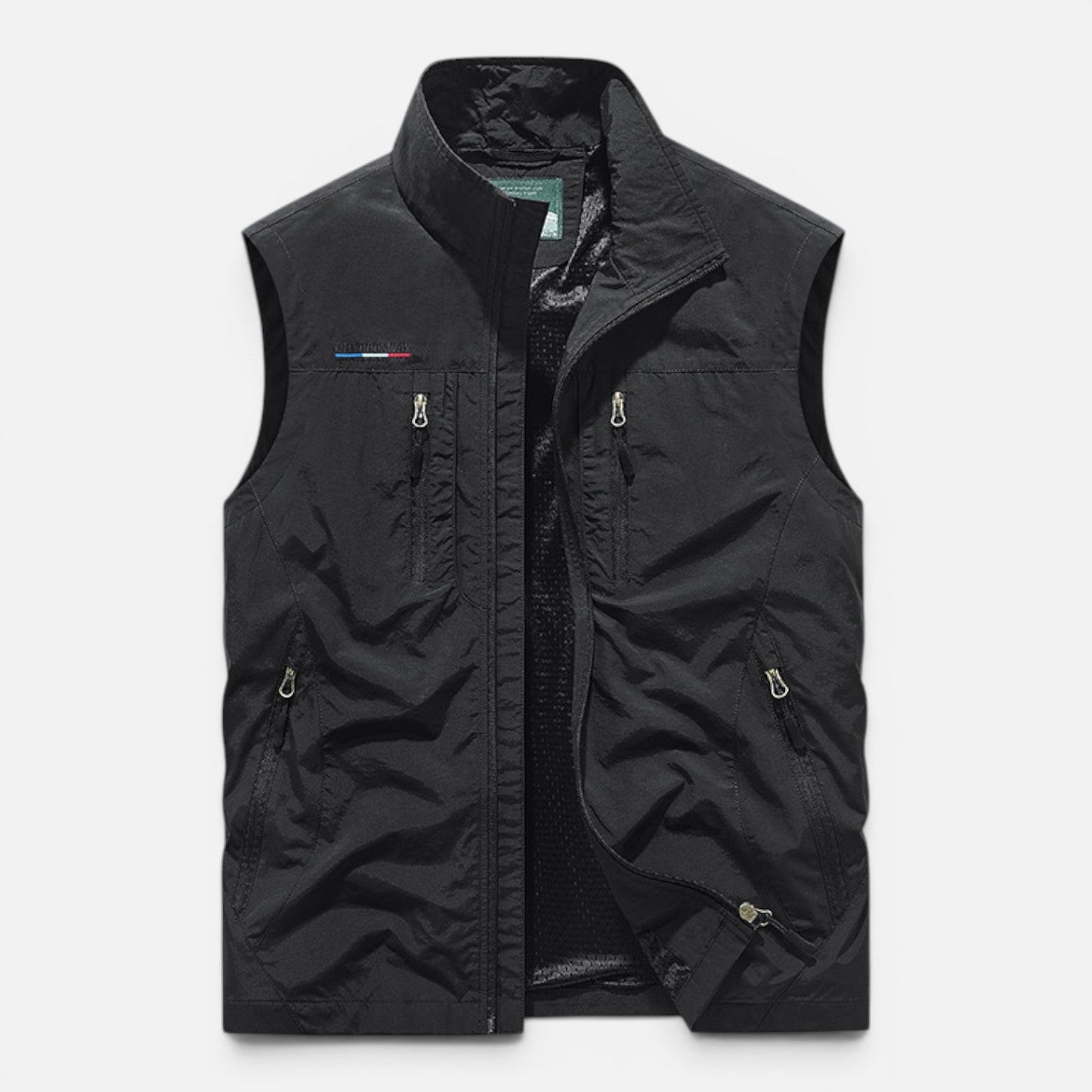 Men's Outdoor Utility Vest | Lightweight | Zip Pockets | Breathable | Fishing Hiking | Steven & Levon