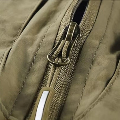 Men's Outdoor Utility Vest | Lightweight | Zip Pockets | Breathable | Fishing Hiking | Steven & Levon