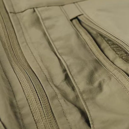 Men's Outdoor Utility Vest | Lightweight | Zip Pockets | Breathable | Fishing Hiking | Steven & Levon