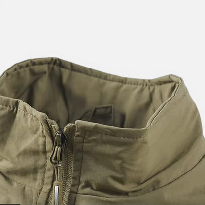 Men's Outdoor Utility Vest | Lightweight | Zip Pockets | Breathable | Fishing Hiking | Steven & Levon