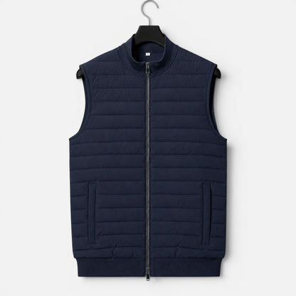 Men's Quilted Gilet Vest | Lightweight | Zip Front | Insulated | Smart Casual Outerwear | Steven & Levon