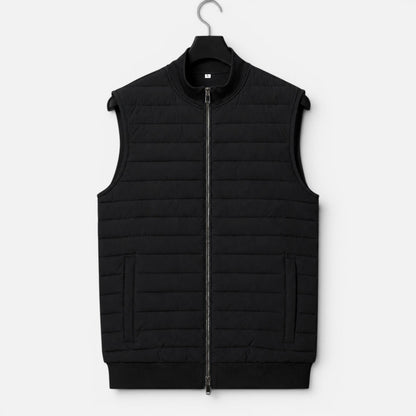 Men's Quilted Gilet Vest | Lightweight | Zip Front | Insulated | Smart Casual Outerwear | Steven & Levon