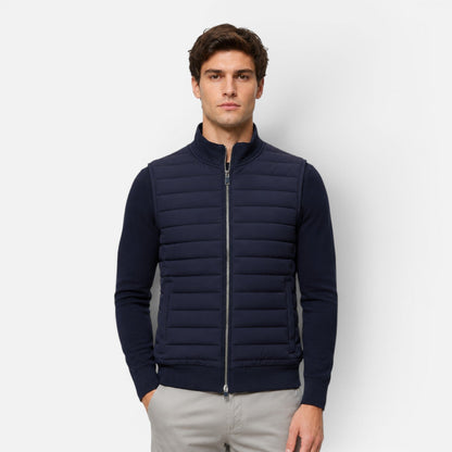 Men's Quilted Gilet Vest | Lightweight | Zip Front | Insulated | Smart Casual Outerwear | Steven & Levon