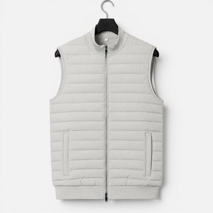 Men's Quilted Gilet Vest | Lightweight | Zip Front | Insulated | Smart Casual Outerwear | Steven & Levon