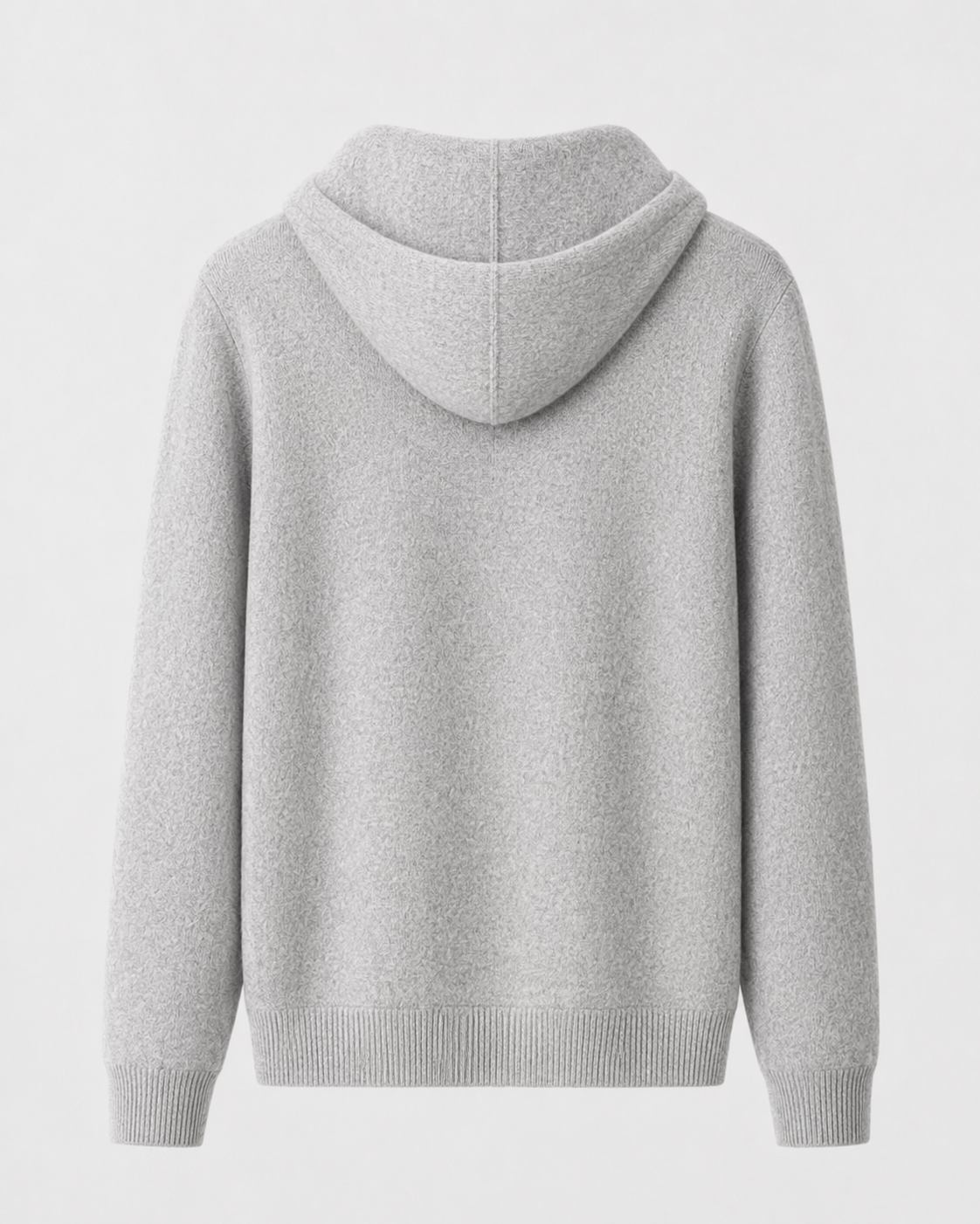 Men's Merino Wool Zip Hoodie | Lightweight Knit | Hooded Sweater | Soft Warm Layer | Steven & Levon