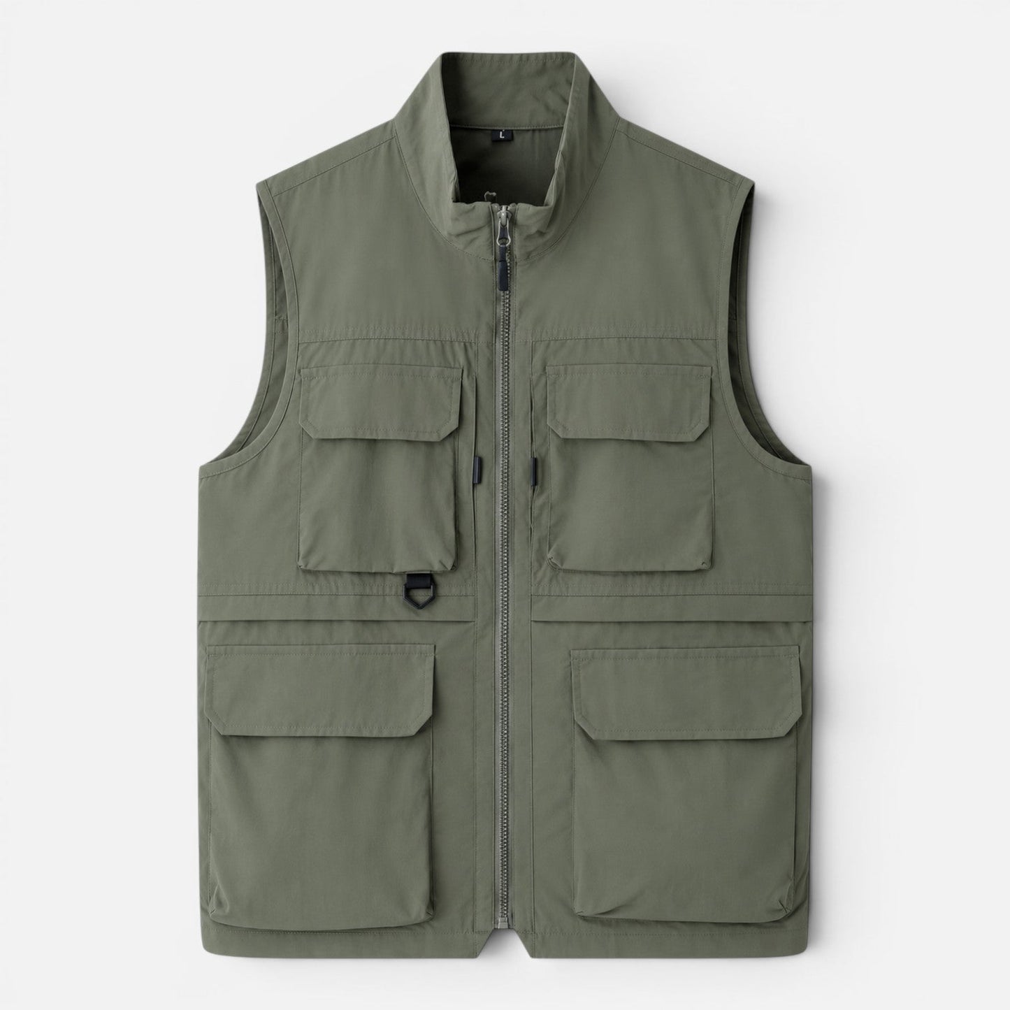 Men's Multi-Pocket Utility Gilet Vest | Lightweight | Zip Front | Outdoor Fishing Workwear | Steven & Levon