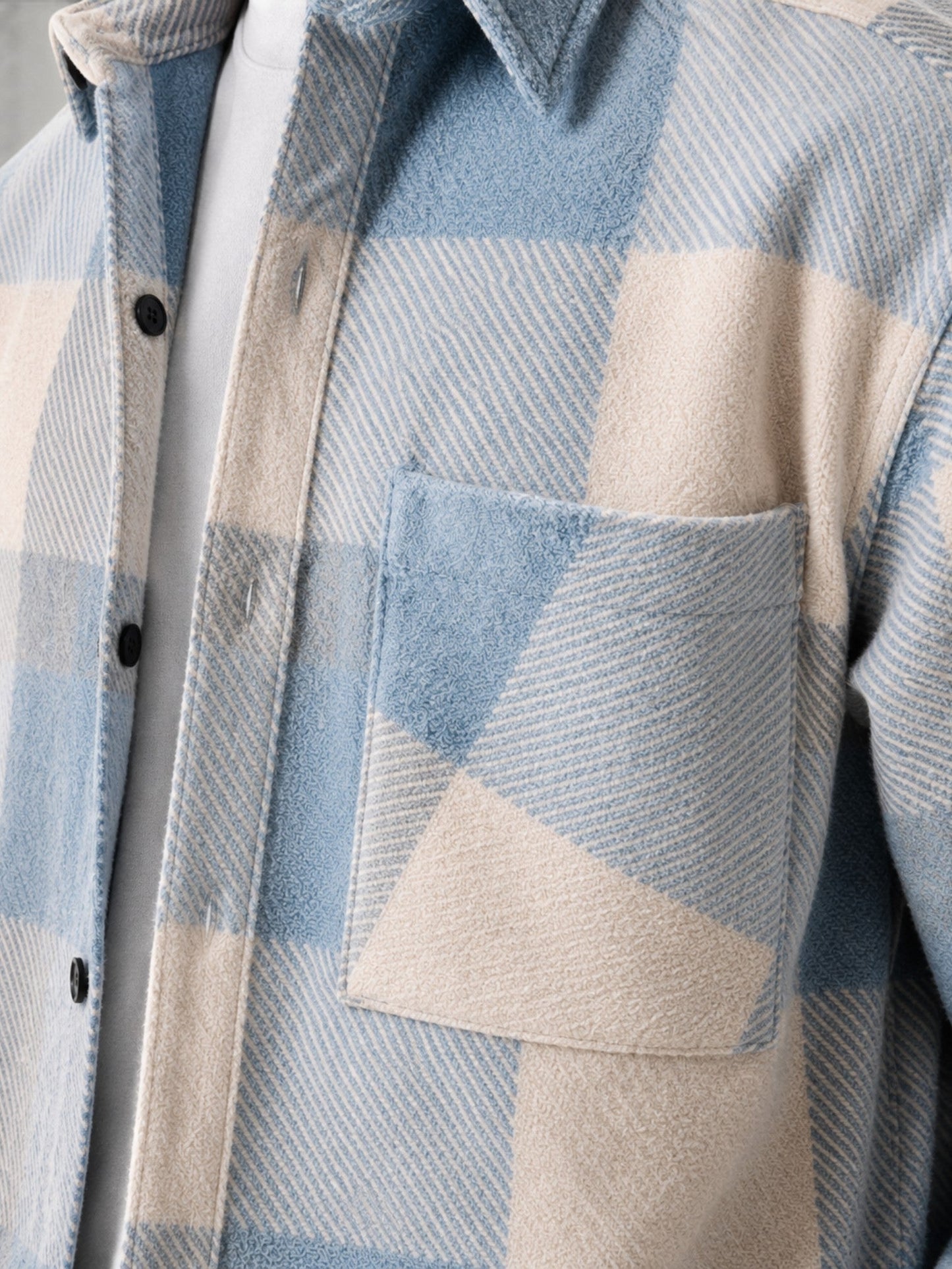 Men's Plaid Flannel Shirt | Long Sleeve | Button Up Overshirt | Brushed Cotton | Casual | Steven & Levon