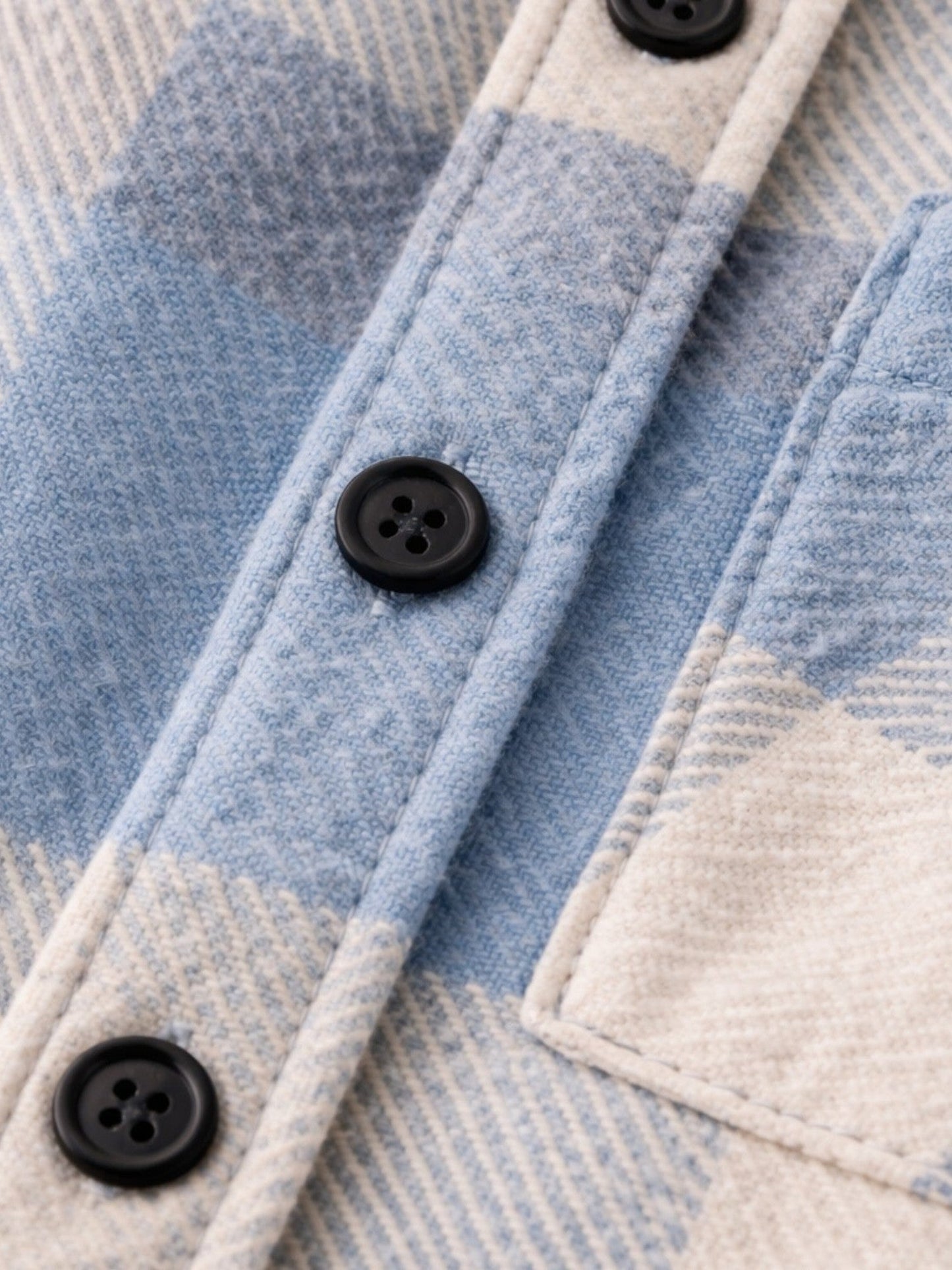 Men's Plaid Flannel Shirt | Long Sleeve | Button Up Overshirt | Brushed Cotton | Casual | Steven & Levon