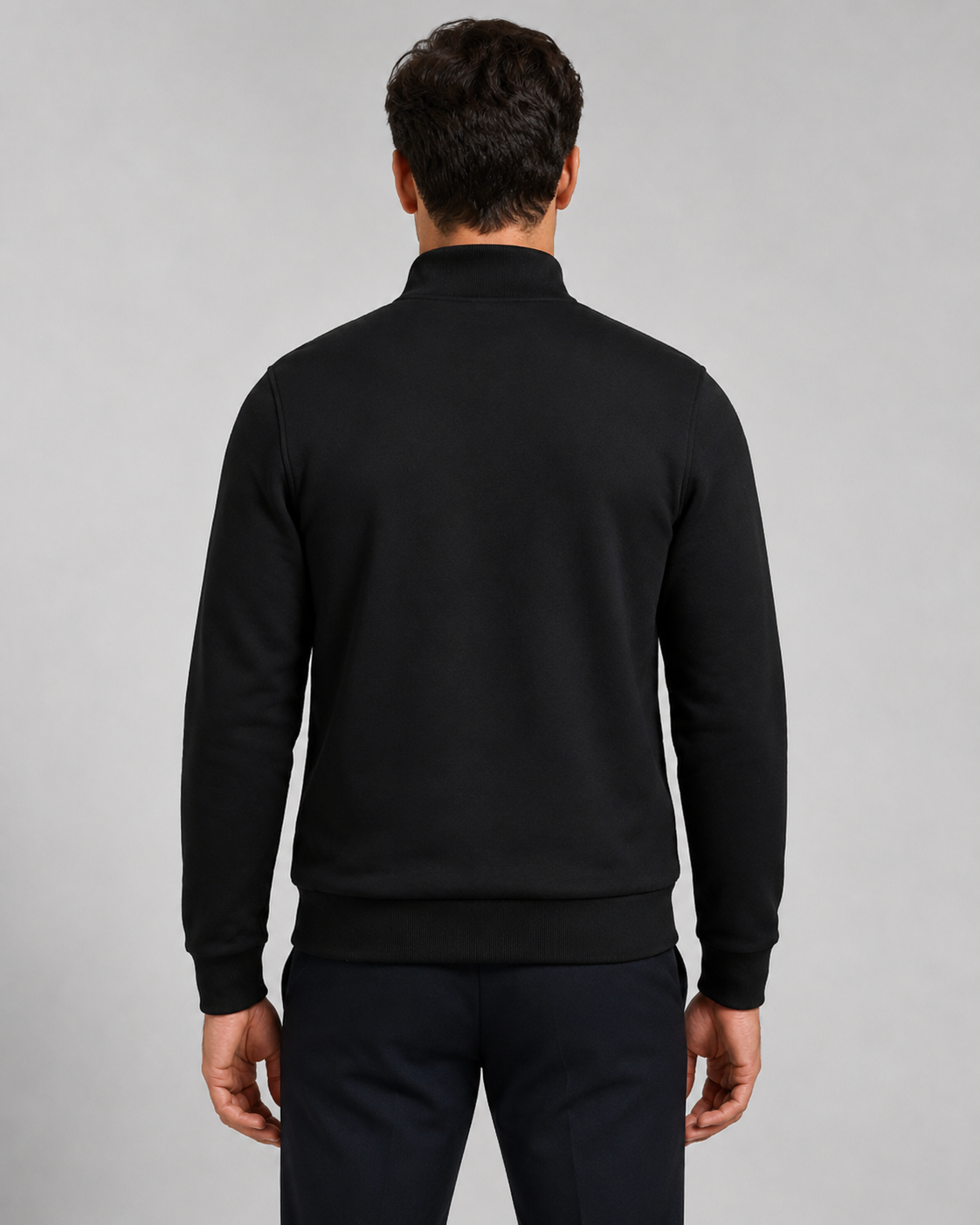 Men's Quilted Hybrid Jacket | Knit Sleeves | Zip Front | Lightweight | Smart Casual | Steven & Levon