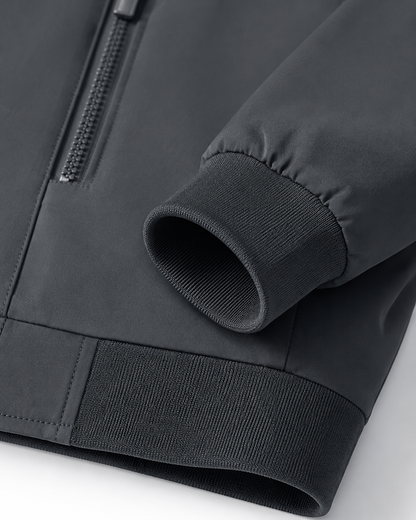 Men's Quilted Stand Collar Jacket | Lightweight Insulated | Zip Front | Smart Casual Outerwear | Steven & Levon