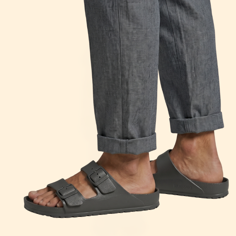 Men’s Casual Slip-On Sandals | Men | Lightweight Comfort Slides | Summer Everyday Beach Sandals | Steven & Levon