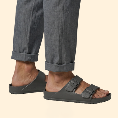 Men’s Casual Slip-On Sandals | Men | Lightweight Comfort Slides | Summer Everyday Beach Sandals | Steven & Levon