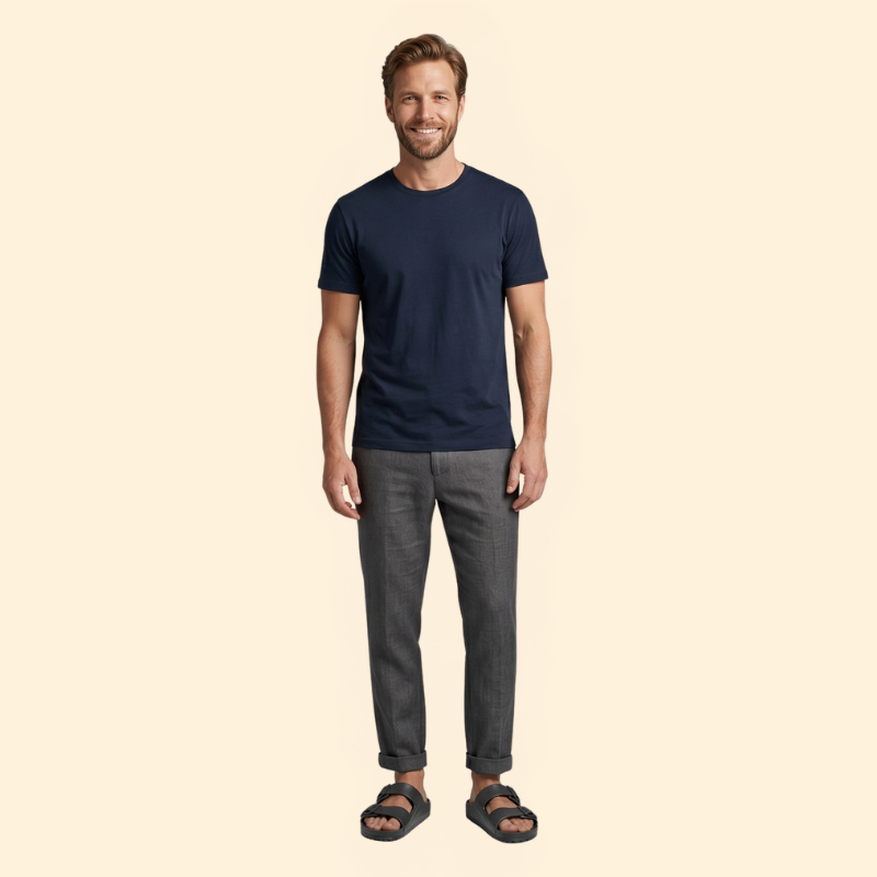 Men’s Casual Slip-On Sandals | Men | Lightweight Comfort Slides | Summer Everyday Beach Sandals | Steven & Levon