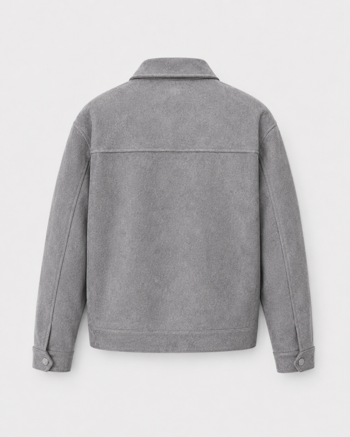 Men's Suede Utility Jacket | Loose Fit | Zip Front | Smart Casual Outerwear | Steven & Levon