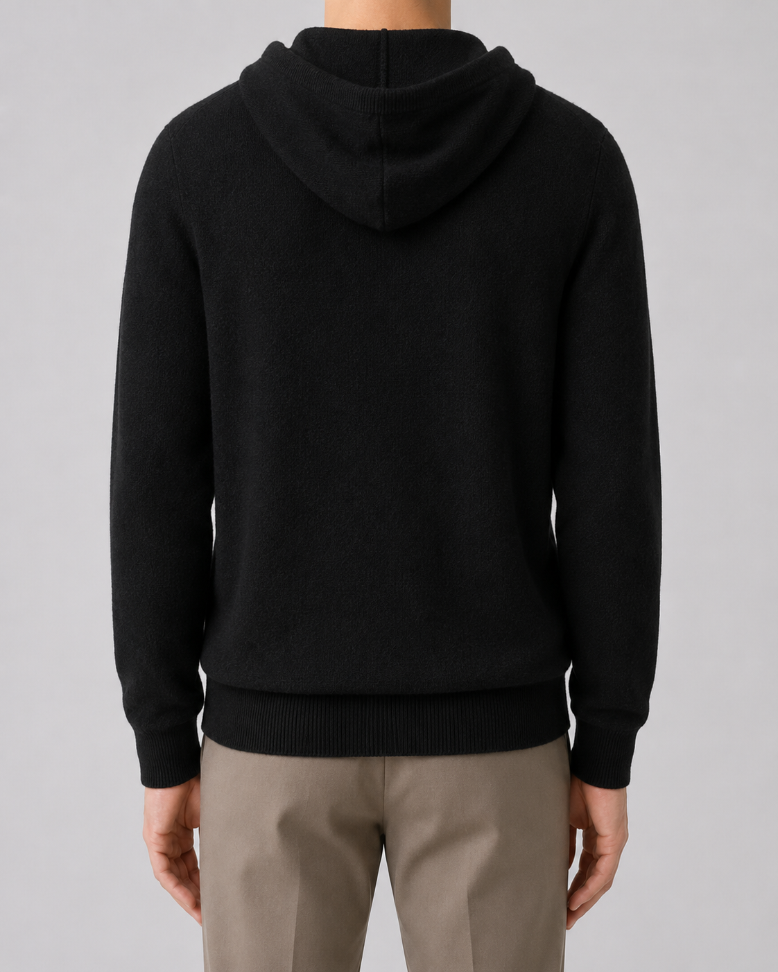 Men's Wool Hoodie | Soft Knit | Pullover Sweater | Long Sleeve | Warm Casual Layer | Steven & Levon