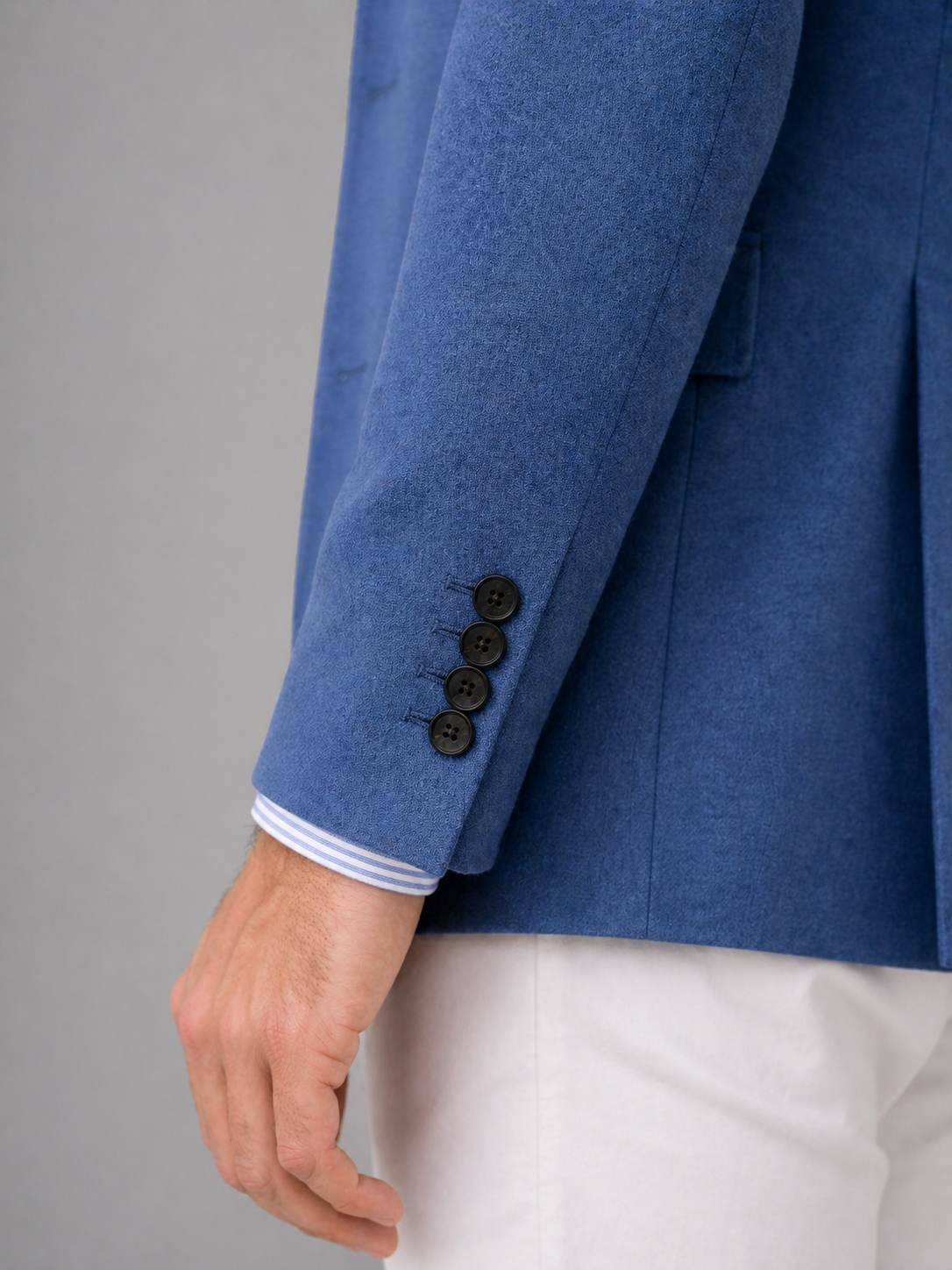 Men's Tailored Knit Blazer | Smart Casual | Lightweight Stretch | Button Front | Steven & Levon
