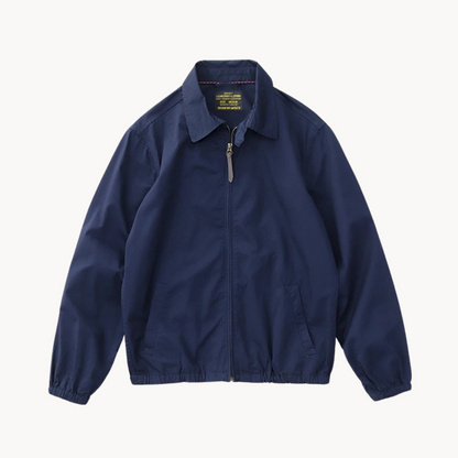 Men's Boxy Casual Jacket | Zip-Up Jacket Men | Relaxed Fit | Lightweight Everyday Outerwear | Steven & Levon
