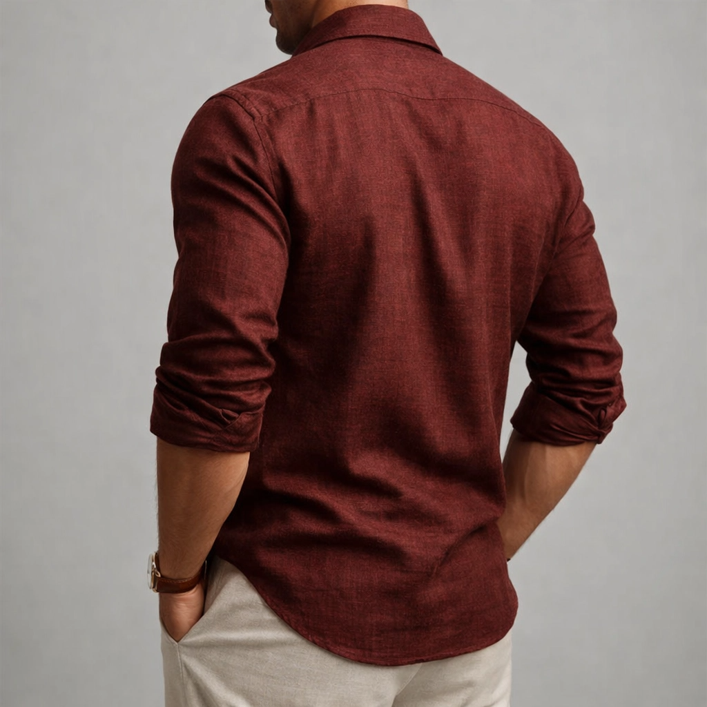 Men's Breathable Linen Shirt | Men | Linen Blend | Lightweight Breathable Casual Summer Button-Up | Steven & Levon