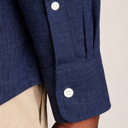 Men's Breathable Linen Shirt | Men | Linen Blend | Lightweight Breathable Casual Summer Button-Up | Steven & Levon