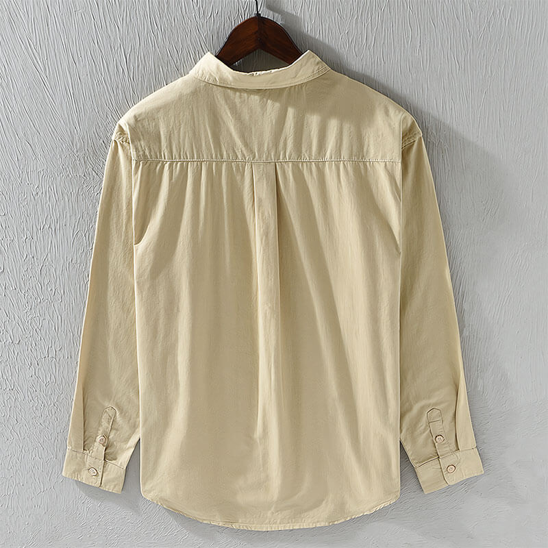 Men's Cotton Casual Shirt | Cotton | Relaxed Fit Button-Up | Everyday Smart Casual | Steven & Levon
