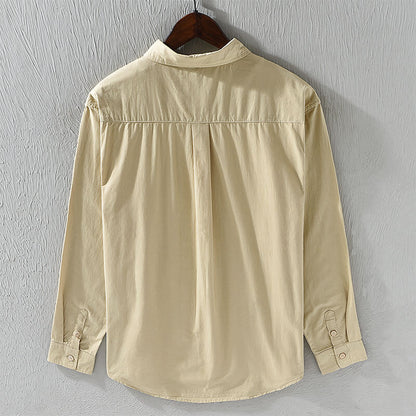 Men's Cotton Casual Shirt | Cotton | Relaxed Fit Button-Up | Everyday Smart Casual | Steven & Levon