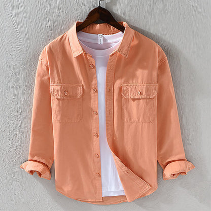 Men's Cotton Casual Shirt | Cotton | Relaxed Fit Button-Up | Everyday Smart Casual | Steven & Levon