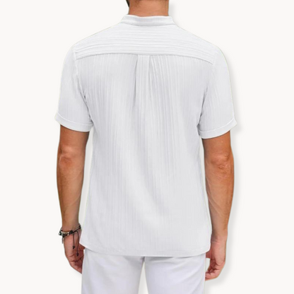 Men's Classic Henley Shirt | Men | Long Sleeve Button Neck Top | Casual Fit | Steven & Levon