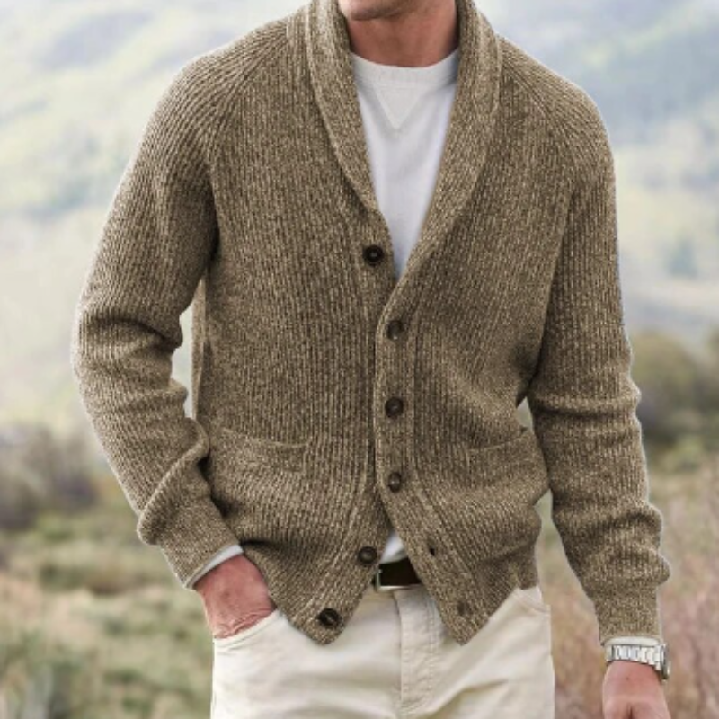 Men’s Classic Knitted Cardigan | Men | Soft Knit | Button Front | Timeless Style | Steven & Levon