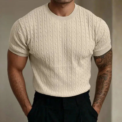 Men’s Classic Knitted Shirt | Casual Knit Button-Up | Men | Soft Breathable Fabric | Comfortable Everyday Wear | Steven & Levon