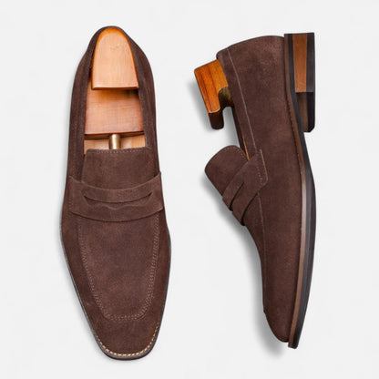 Mens Comfort Penny Loafers | Classic Slip-On Shoes | Steven & Levon