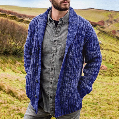 Men’s Comfortable Cardigan | Men | Knit Fabric | Button Closure & Pockets | Steven & Levon
