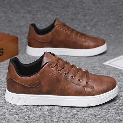 Mens Comfortable Lace-Up Shoes | Lightweight Casual Sneakers | Steven & Levon