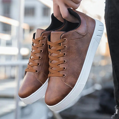 Mens Comfortable Lace-Up Shoes | Lightweight Casual Sneakers | Steven & Levon